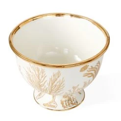 Jonathan Adler Botanist Coral Centerpiece Bowl Bowls