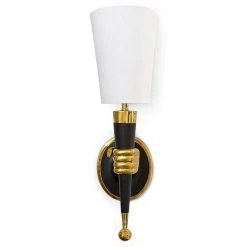 Jonathan Adler Wall Lamps & Sconces Brass Hand Sconce