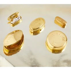 Jonathan Adler Brass Pill Box Bundle