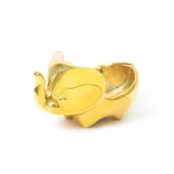 Jonathan Adler Brass Elephant Ring Bowl Bowls