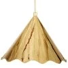 Jonathan Adler Chandeliers Large Brass Ripple Pendant
