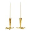 Jonathan Adler Brass Talon Candle Holder Bundle