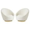 Jonathan Adler Bergamo Snow Ether Swivel Chair Bundle 1 Jonathan Adler Bergamo Snow Ether Swivel Chair Bundle