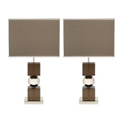 Jonathan Adler Jacques Stacked Table Lamp Bundle