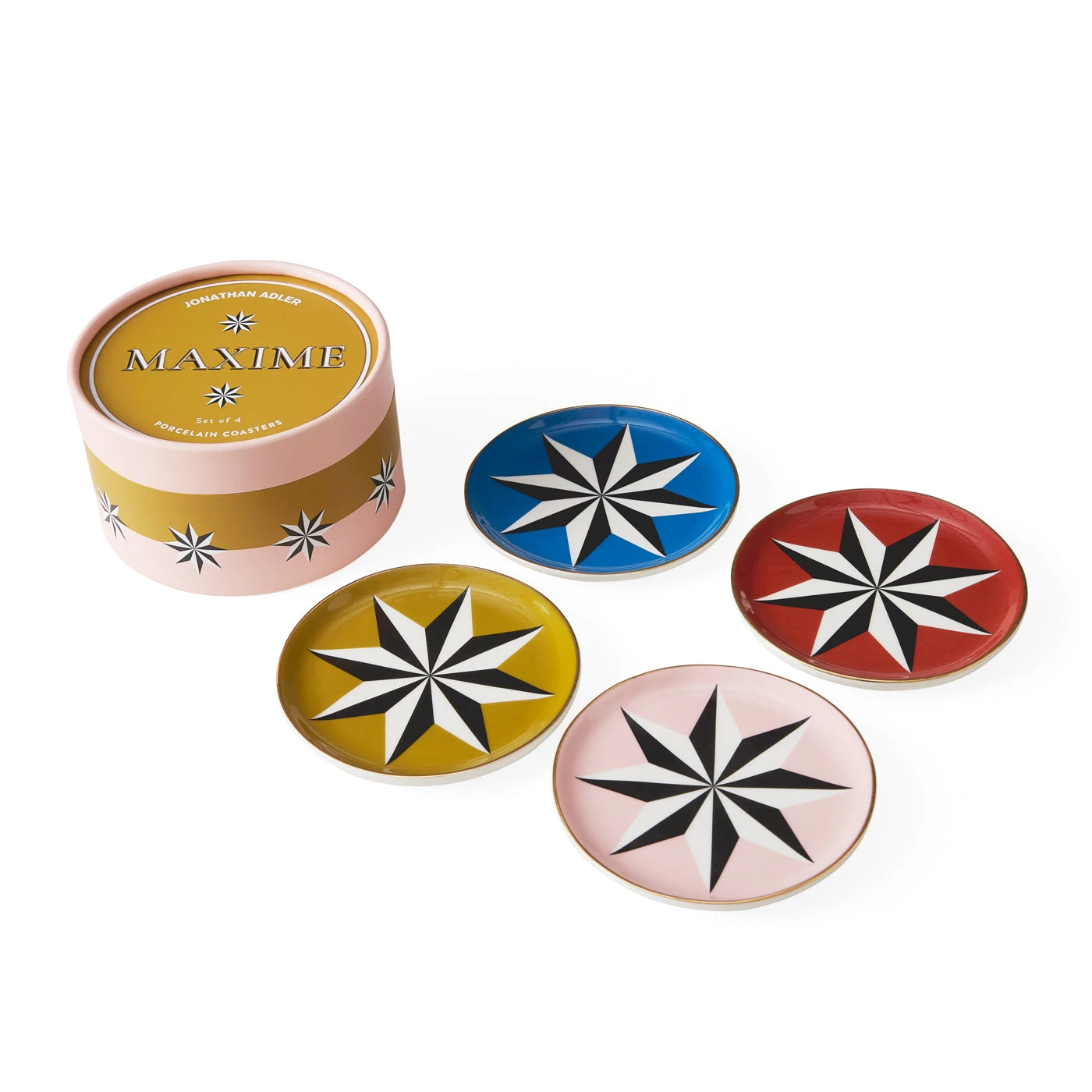 coasters_maxime_b.jpg Jonathan Adler Maxime Star Coasters Serveware & Mugs