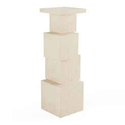 Jonathan Adler Side & Accent Tables Cubist Pedestal