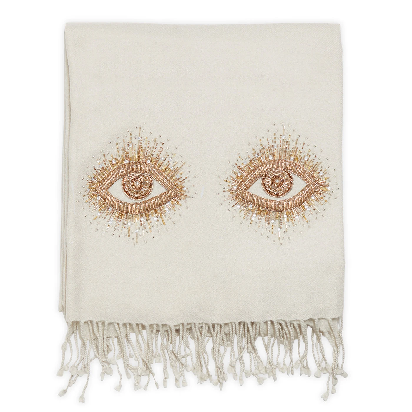 embellished_throw_eyes.jpg Jonathan Adler Muse Eyes Embellished Throw All Décor