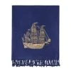 Jonathan Adler Ship Embellished Throw All Décor