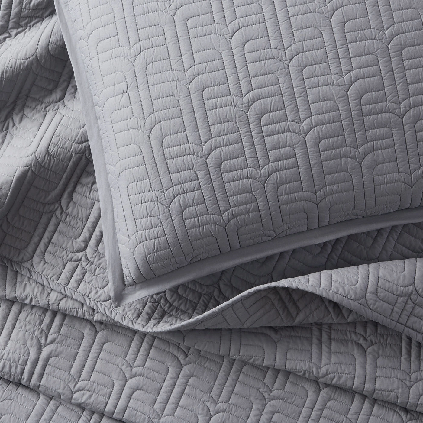 ether_bedding_collection_details_grey.jpg Jonathan Adler Everywhere Cotton Quilt Bestsellers