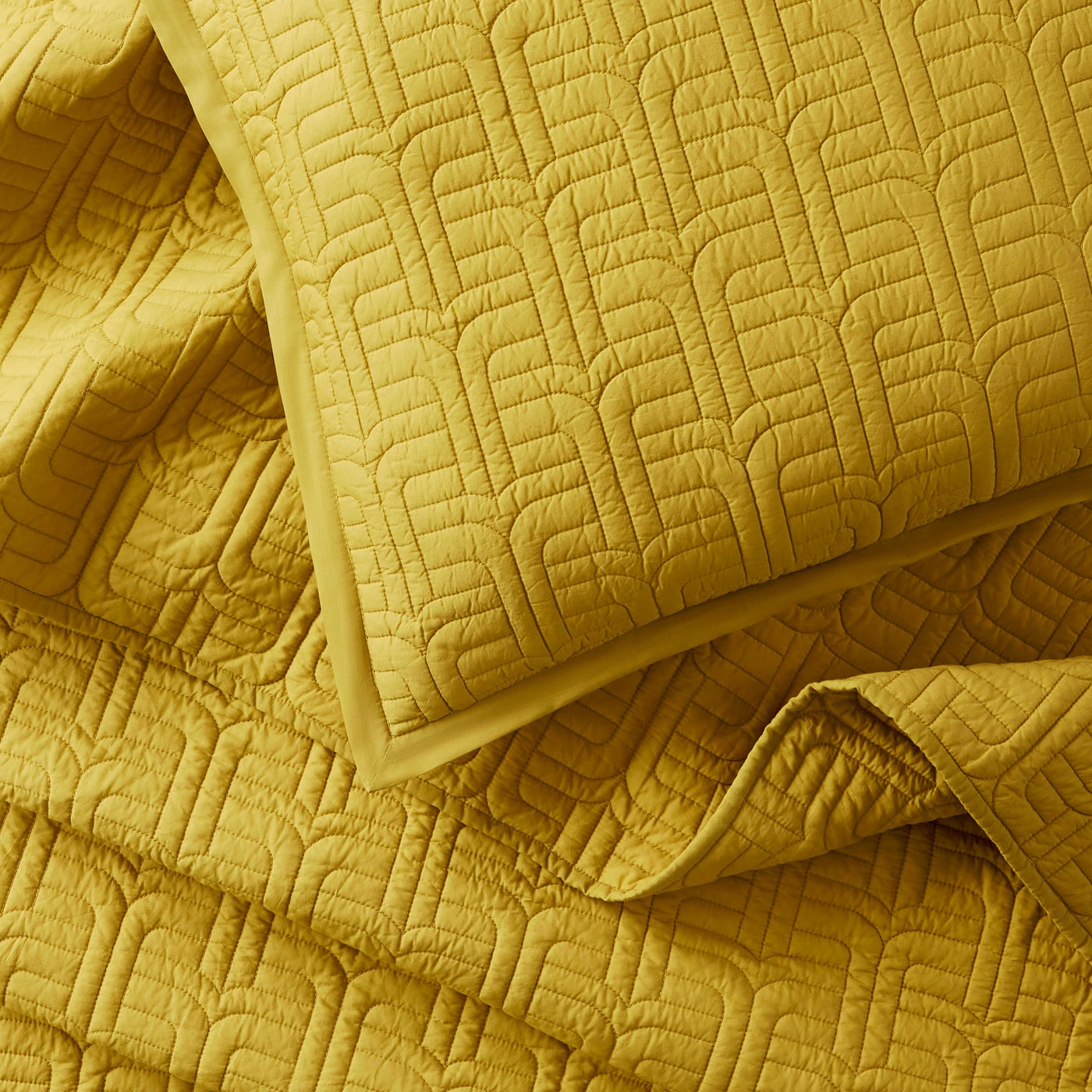 ether_bedding_collection_details_ochre.jpg Jonathan Adler Everywhere Cotton Quilt Bestsellers