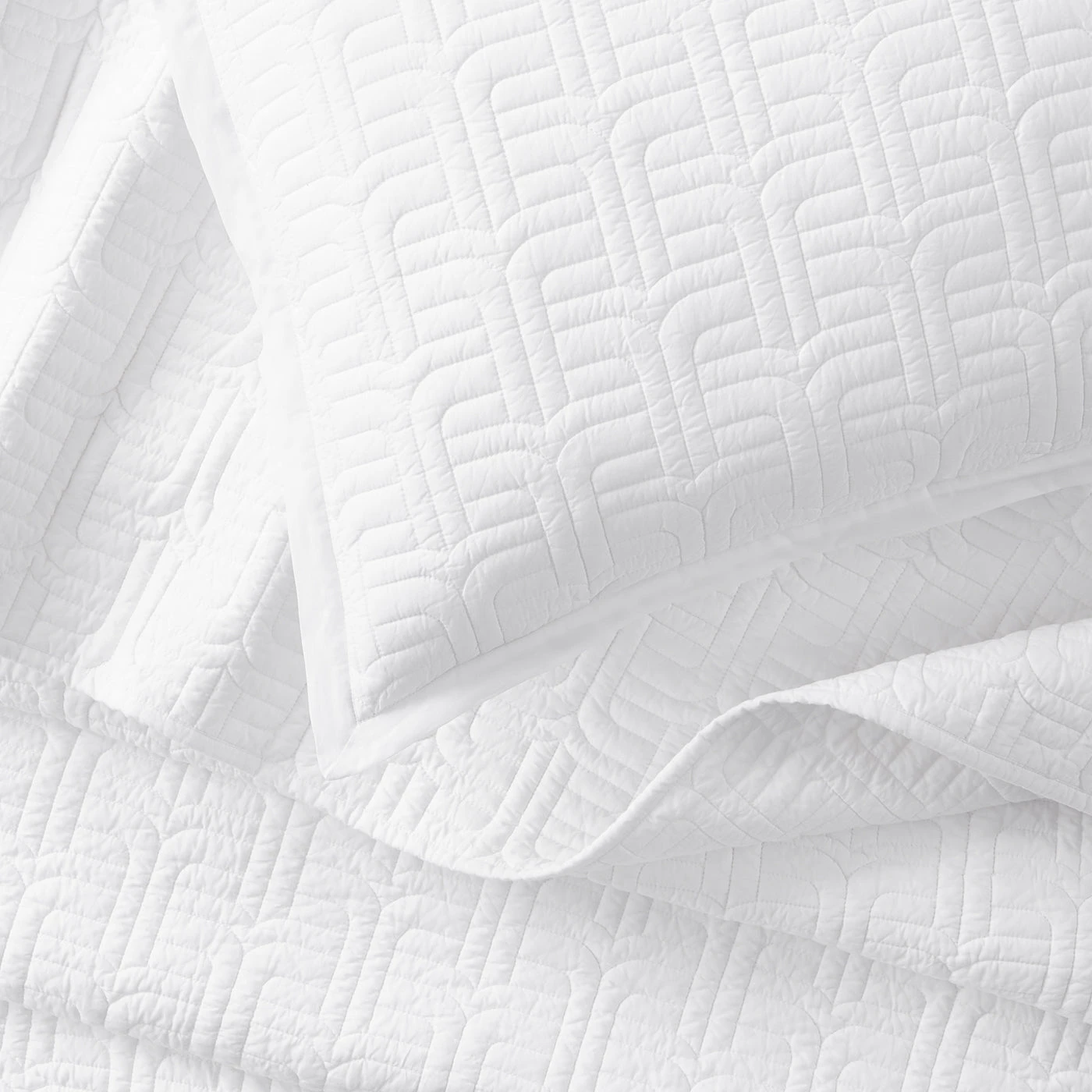 ether_bedding_collection_details_white.jpg Jonathan Adler Everywhere Cotton Quilt Bestsellers