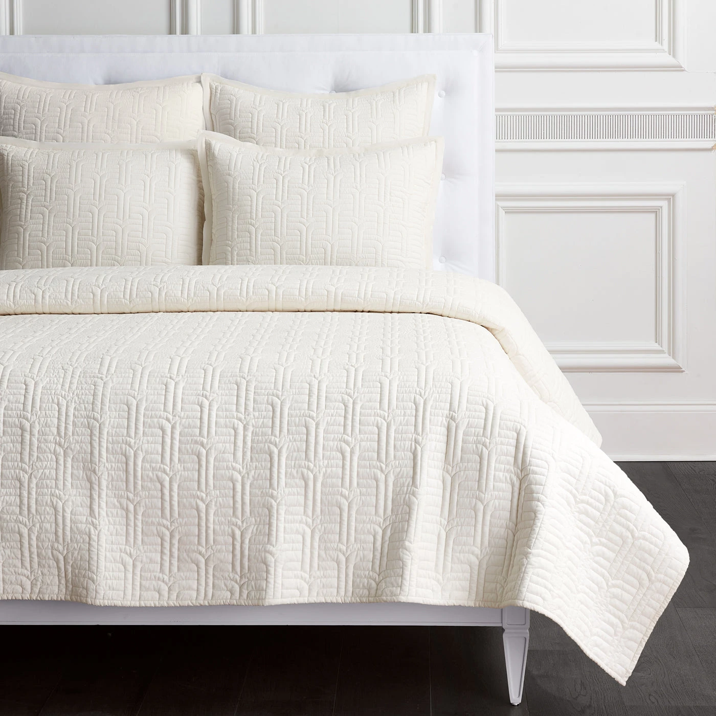 ether_bedding_collection_ivory.jpg Jonathan Adler Everywhere Cotton Quilt Bestsellers