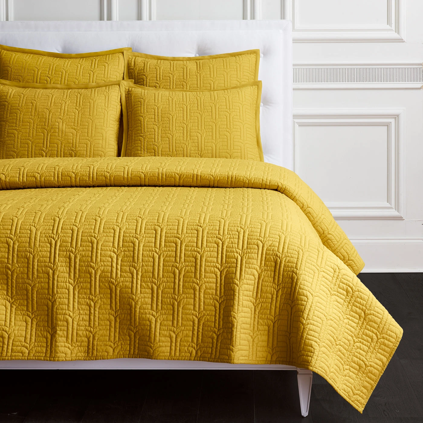 ether_bedding_collection_ochre.jpg Jonathan Adler Everywhere Cotton Quilt Bestsellers