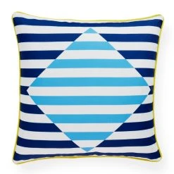 Jonathan Adler Flip Stripe Reversible Outdoor Pillow