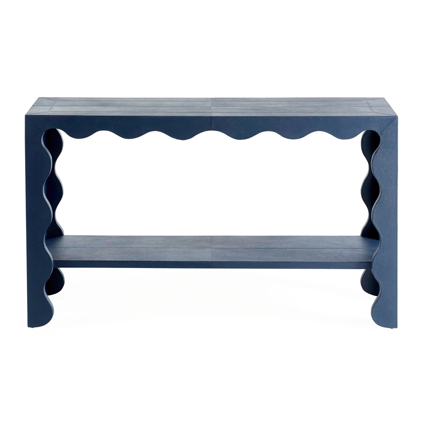 flow_console_navy_a_172e7195-e938-4792-8ea1-f9367030bb2e.jpg Jonathan Adler Flow Leather Console New Furniture