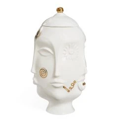 Jonathan Adler Vases Gilded Frida Urn