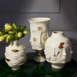 Jonathan Adler Vases Gilded Gala Round Vase