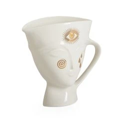 Jonathan Adler Gilded Giuliette Pitcher Serveware & Mugs