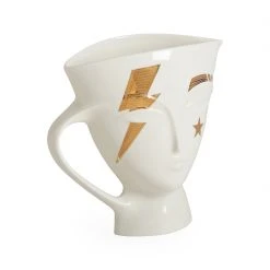 Jonathan Adler Gilded Giuliette Pitcher Serveware & Mugs