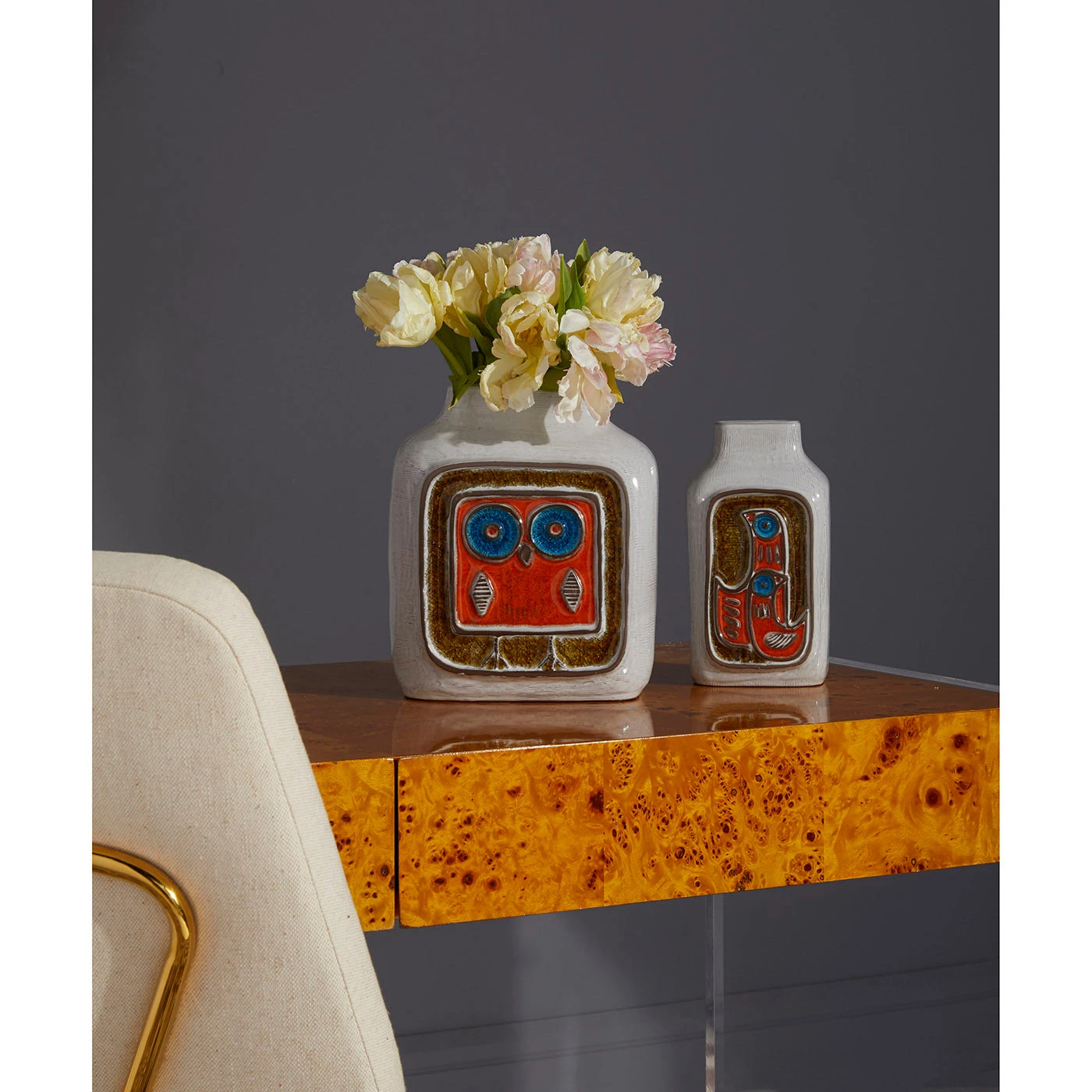 glass_menagerie_pottery_flowers_37d5f153-75ff-411d-934b-ad39e54fdbbc.jpg Jonathan Adler Glass Menagerie Bird Vase