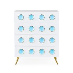 Jonathan Adler Globo Four-Drawer Chest New Furniture