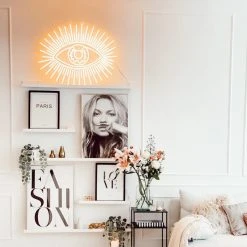 Jonathan Adler Golden Eye, LED Neon Sign YELLOWPOP X Jonathan Adler