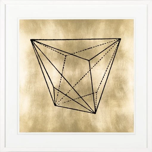 Jonathan Adler Goldleaf Krystalles 2 Print