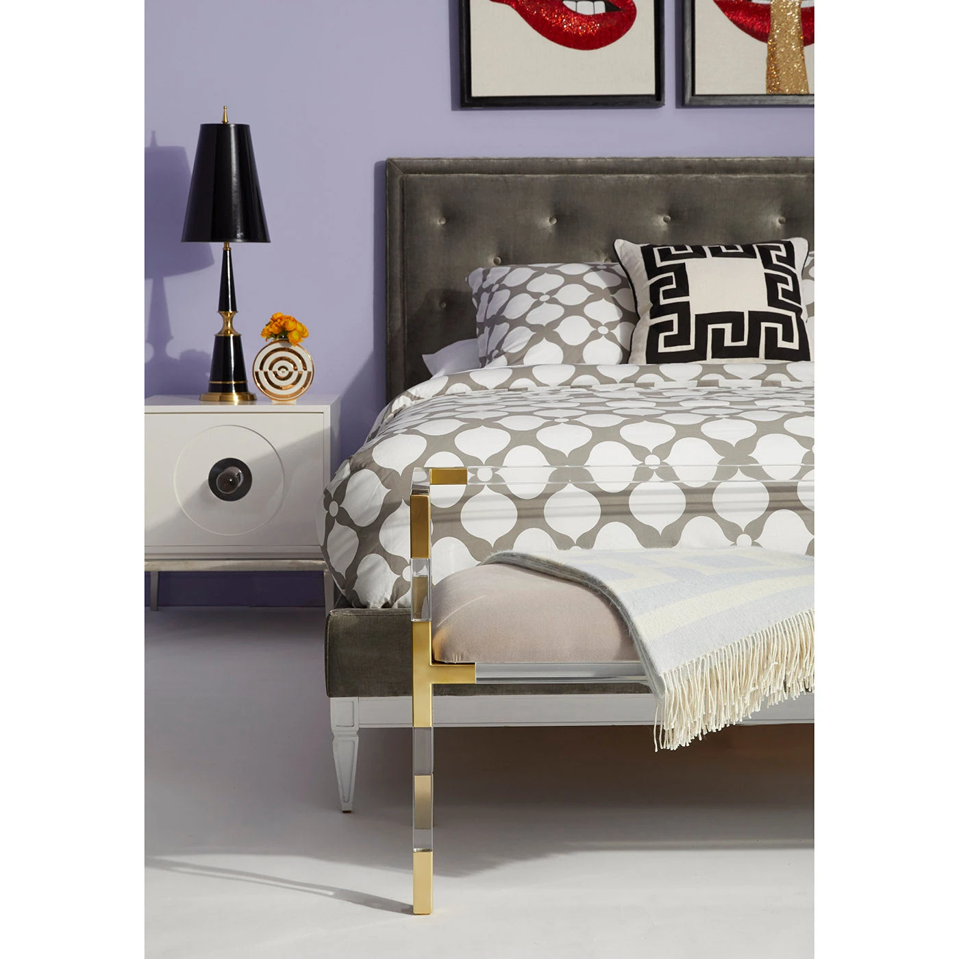 lampert_bed_jacques_bench_5e9cce4d-7c6a-4ccc-838a-5815dbae86c0.jpg Jonathan Adler Versailles Table Lamp With Painted Shade Table Lamps