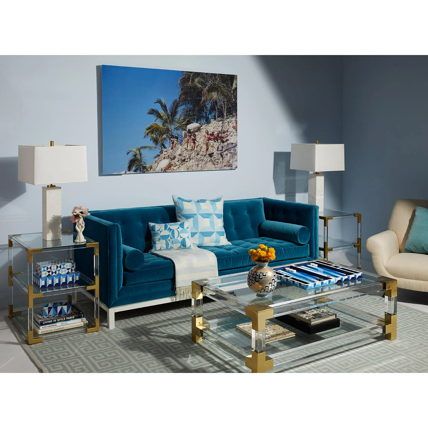 lampert_sofa_peacock_spring19_413fdfb7-bd0c-4b0a-8a9b-7c9db91fa927.jpg Jonathan Adler Versailles Puzzle Vase Vases