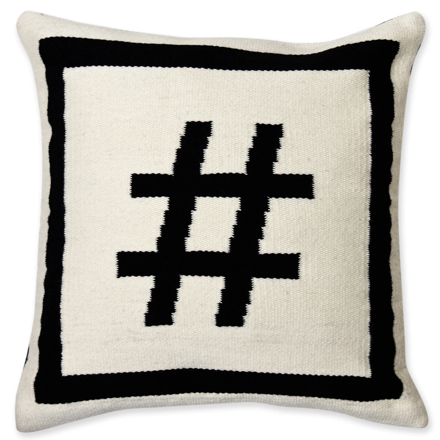 letter_hash1A.jpg Jonathan Adler All Décor Reversible Letter Throw Pillow