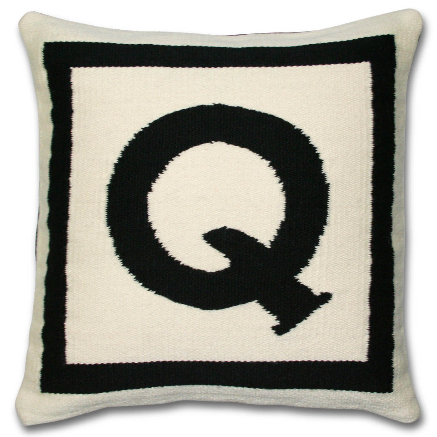 letter_q1.jpg Jonathan Adler All Décor Reversible Letter Throw Pillow