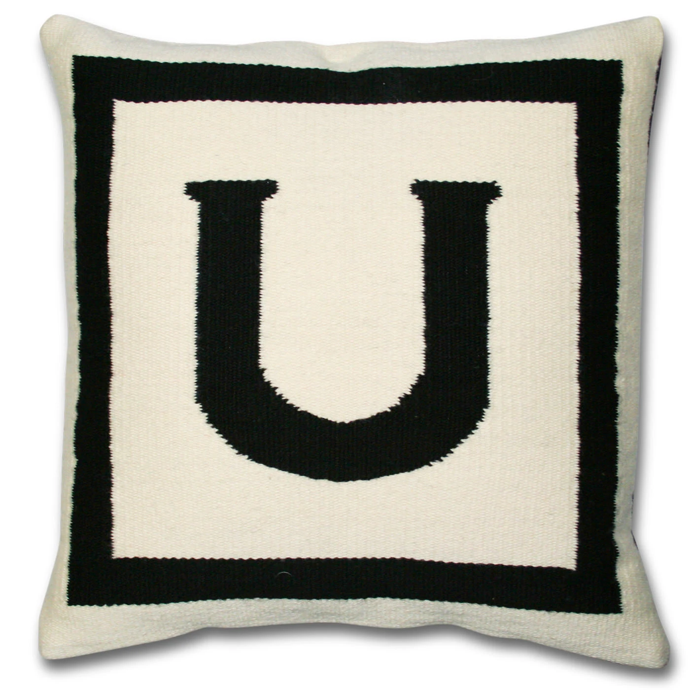 letter_u1_0352532b-f6b4-4f91-87b7-70e0f95ecac0.jpg Jonathan Adler All Décor Reversible Letter Throw Pillow