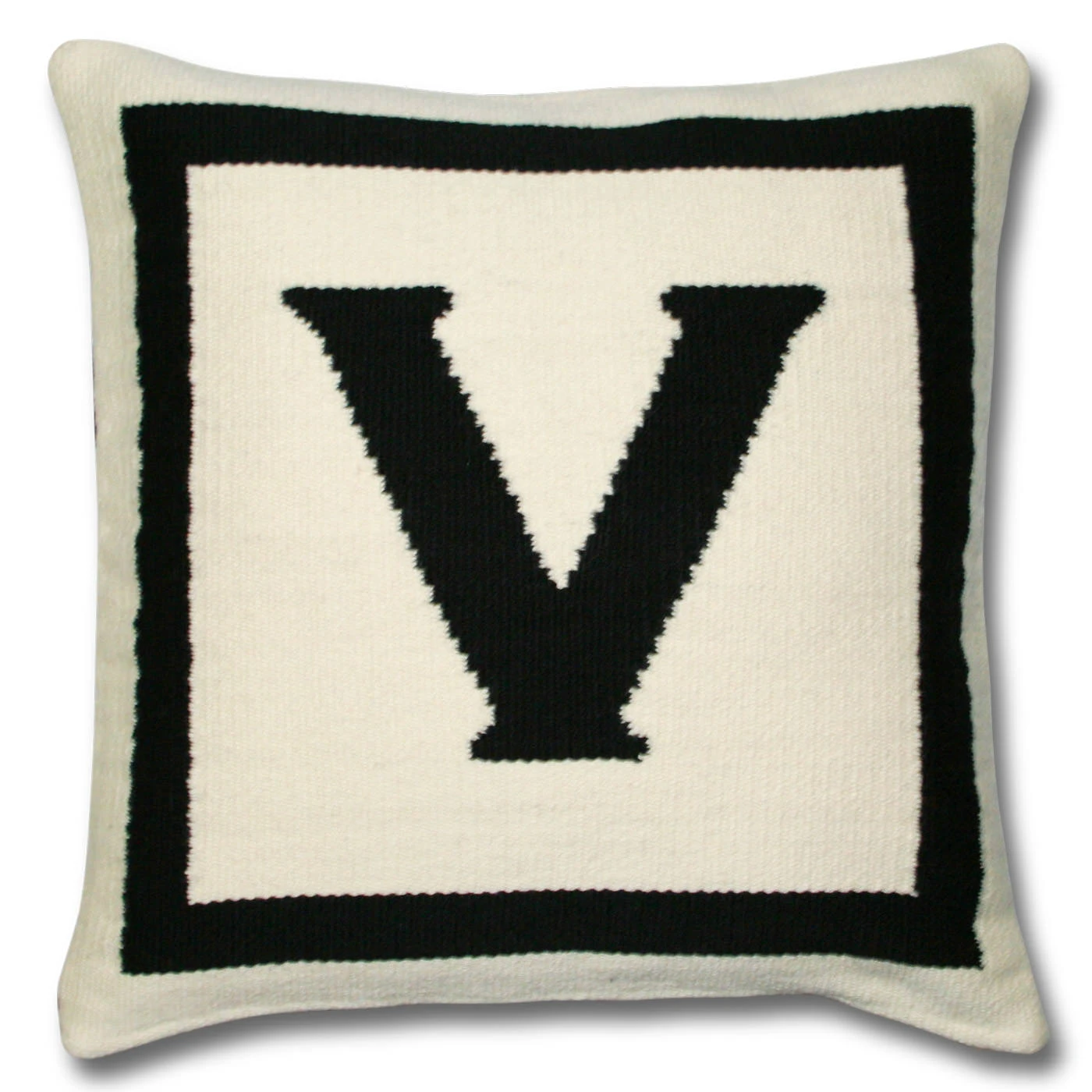 letter_v1.jpg Jonathan Adler All Décor Reversible Letter Throw Pillow