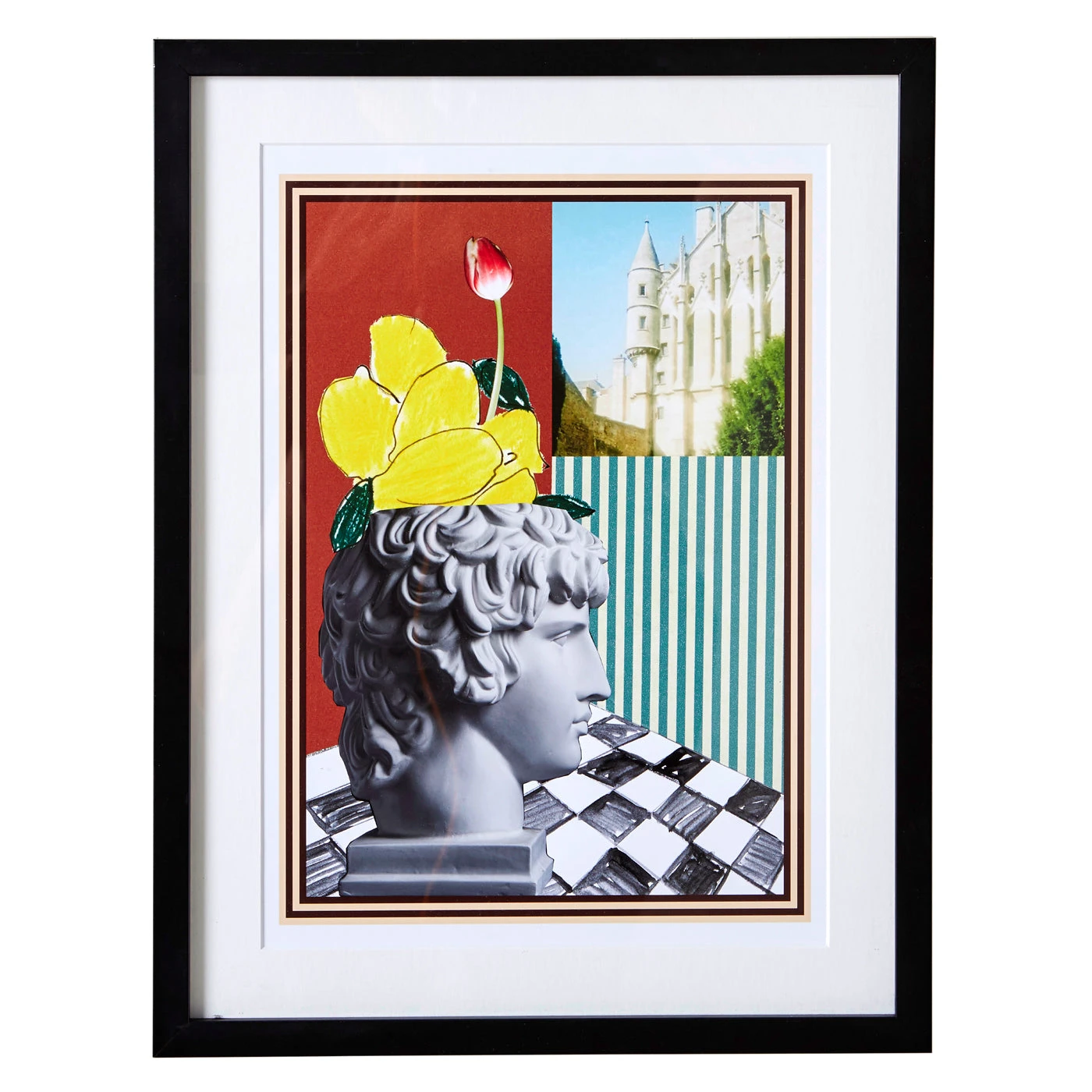 luke_edward_hall_red.jpg Jonathan Adler Print Luke Edward Hall "Antinous With Lemons And A Tulip"