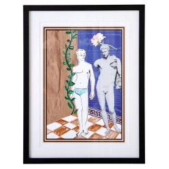Jonathan Adler Luke Edward Hall "Two Bathers With A Peony" Print