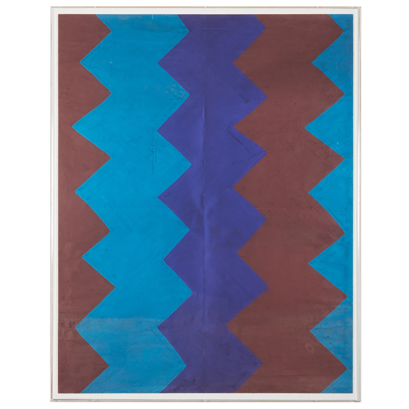 marrot_bluebr.jpg Jonathan Adler Print Paule Marrot Blue Brown