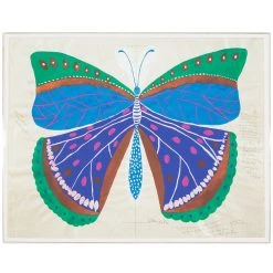 Jonathan Adler Print Paule Marrot, Butterfly Blue