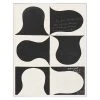 Jonathan Adler Print Paule Marrot, Black & White Abstract 2, 1