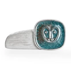 Jonathan Adler Decorative Objets Glass Menagerie Lion