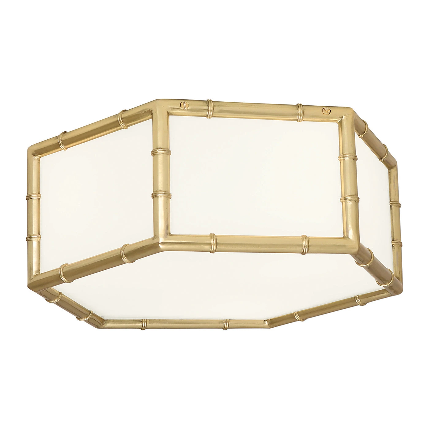 meurice_hex_flushmount_brass.jpg Jonathan Adler Meurice Hexagonal Flush Mount Flush Mounts
