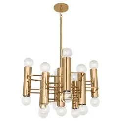 Jonathan Adler Milano Square Pendant Chandeliers