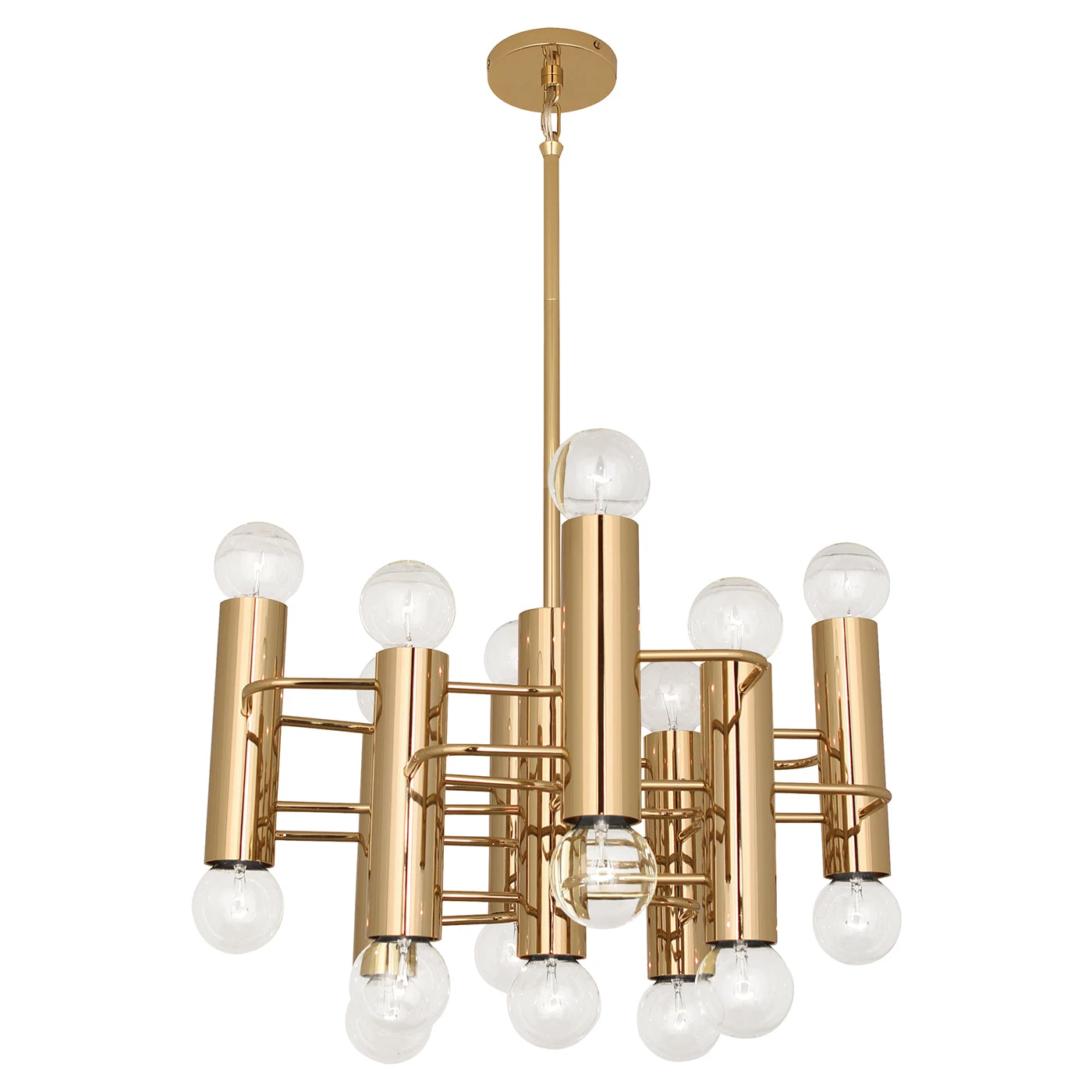 milano_square_pendant_brass.jpg Jonathan Adler Milano Square Pendant Chandeliers