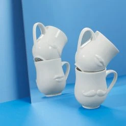 Jonathan Adler Mr. & Mrs. Muse Reversible Mug Serveware & Mugs