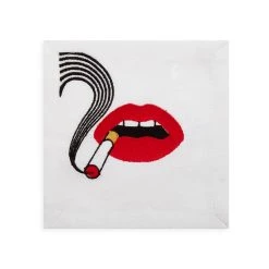 Jonathan Adler Muse Lips Cocktail Napkins