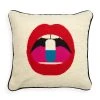 Jonathan Adler Bestsellers Lips Full Dose Needlepoint Throw Pillow 1 Jonathan Adler Bestsellers Lips Full Dose Needlepoint Throw Pillow
