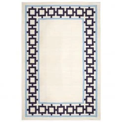 Jonathan Adler Nixon Border Reversible Peruvian Flat Weave Rug
