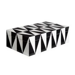 Jonathan Adler Boxes & Canisters Medium Op Art Lacquer Box
