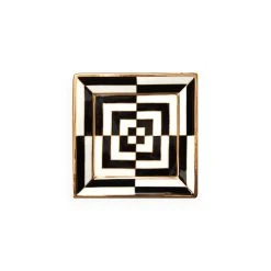 Jonathan Adler Trays Op Art Square Tray