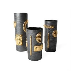 Jonathan Adler Small Osaka Cylinder Vase Pottery