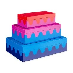 Jonathan Adler Large Ripple Lacquer Box